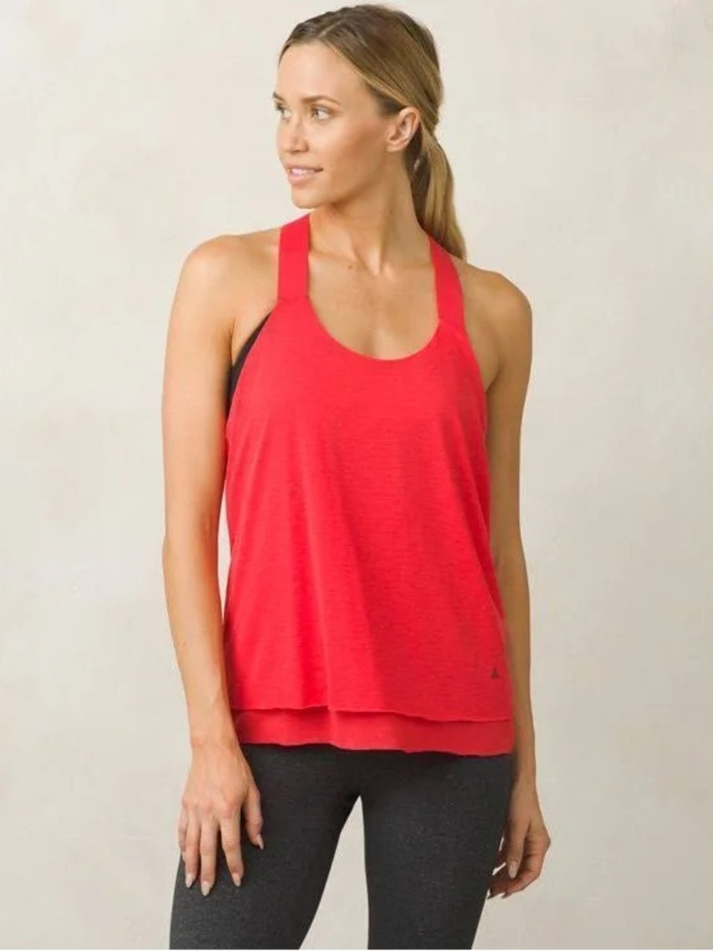 Prana Tonga Tank Top - coral - size Small